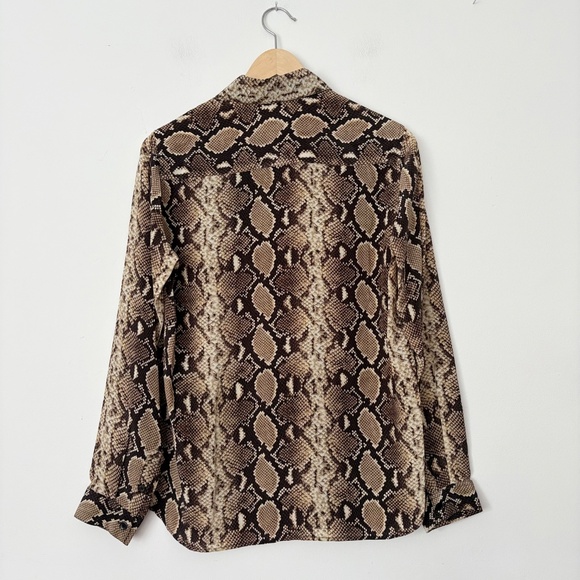 The kooples silk python button up shirt - Picture 4 of 8